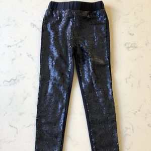 NEW Joyfolie Navy Sequin Leggings